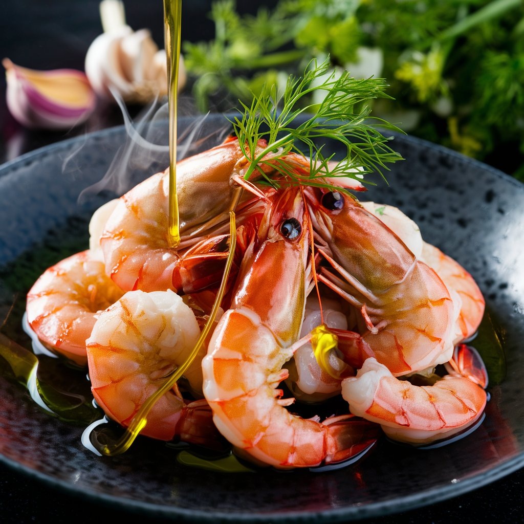 Вкусные креветки 