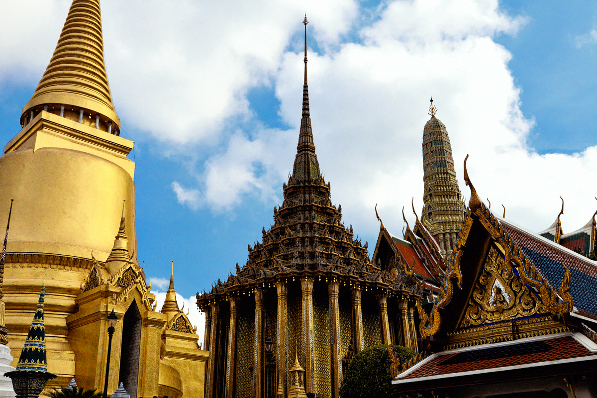 Королевский монастырь Ват Пхра Кео в Бангкоке.