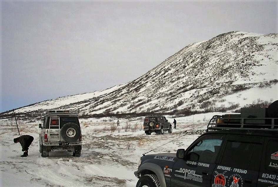 Начало штурма Полярного Урала. С южной стороны гор снег весь выдут