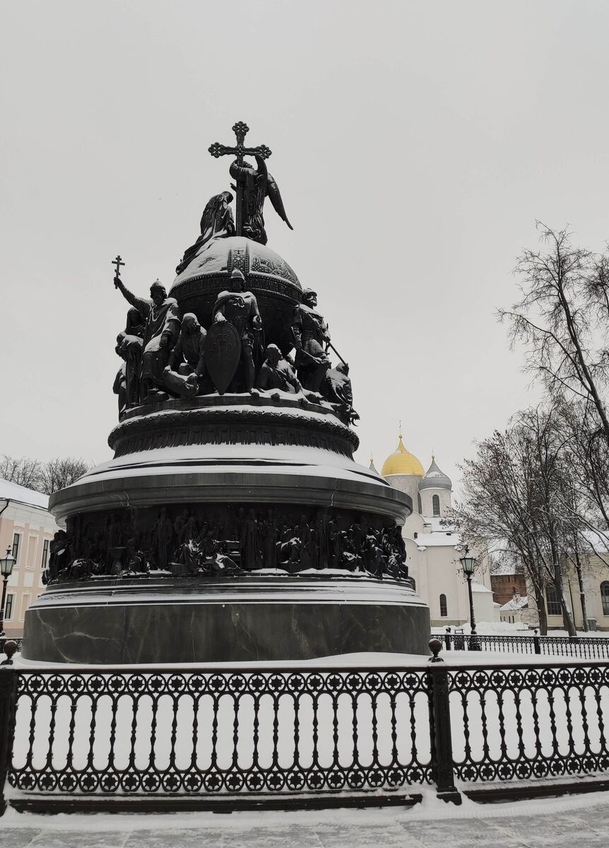 Из личного архива памятник тысячелетию России