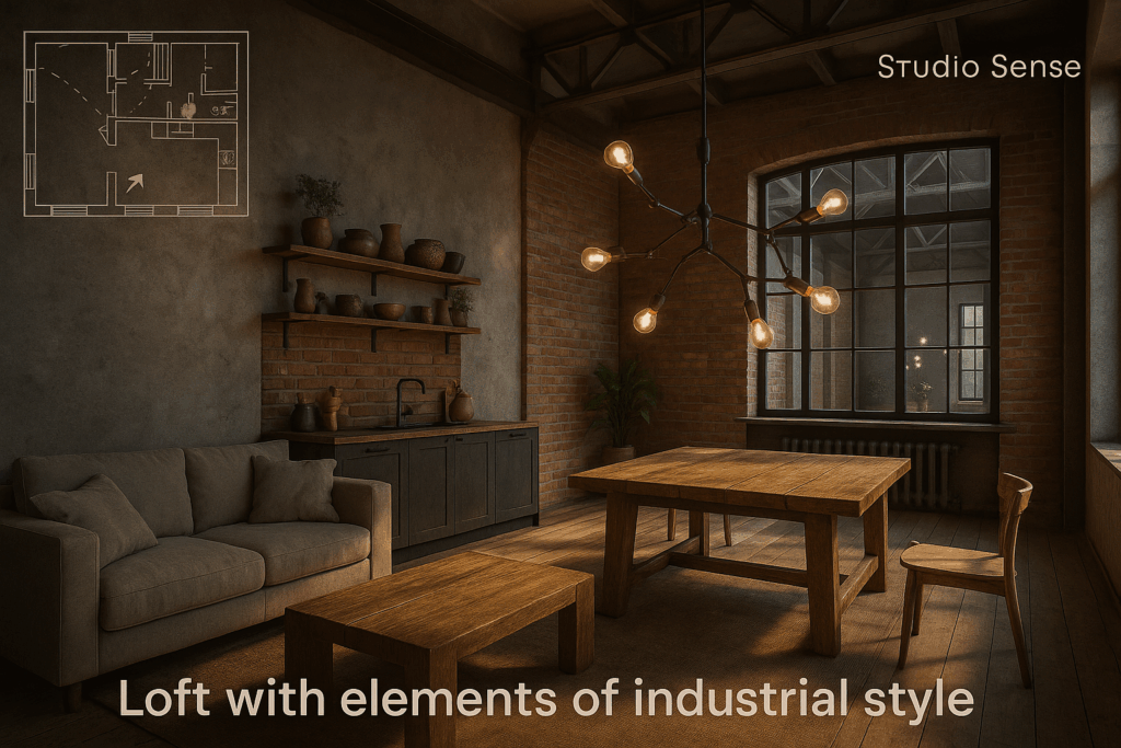    Дизайн интерьера в стиле лофт: уникальные черты и вдохновение Keri