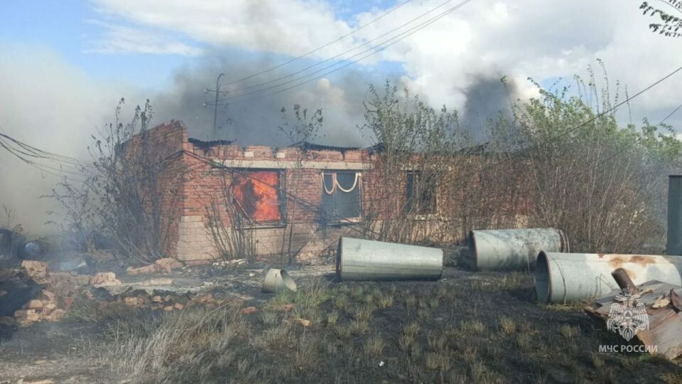    Пожар в Славгороде. Источник: t.me/mchs_altkray