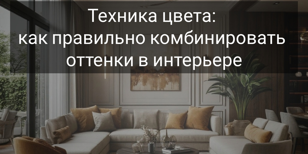 🔴🟡🔵 Техника цвета: как правильно комбинировать оттенки в интерьере