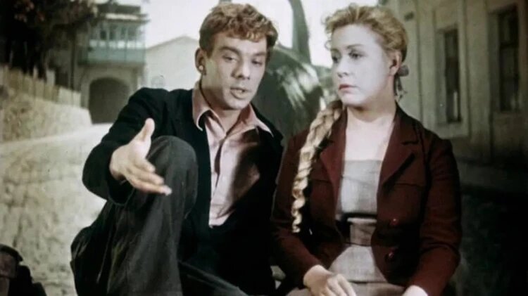 Алексей Баталов и Инна Макарова в фильме «Дорогой мой человек», 1985 год.

