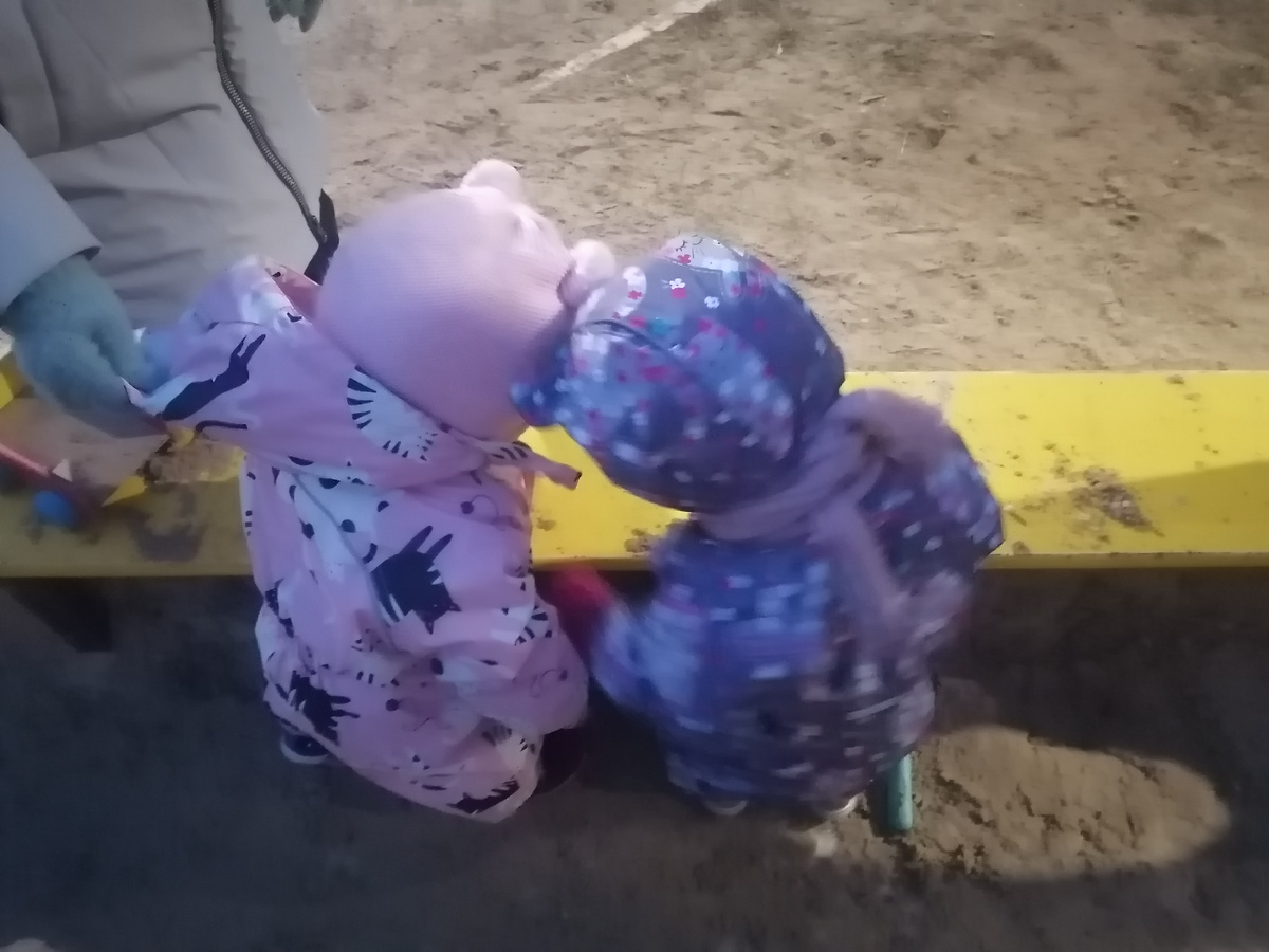 Что-то вместе наблюдают. Лиц не видно, думаю, никто не будет против 