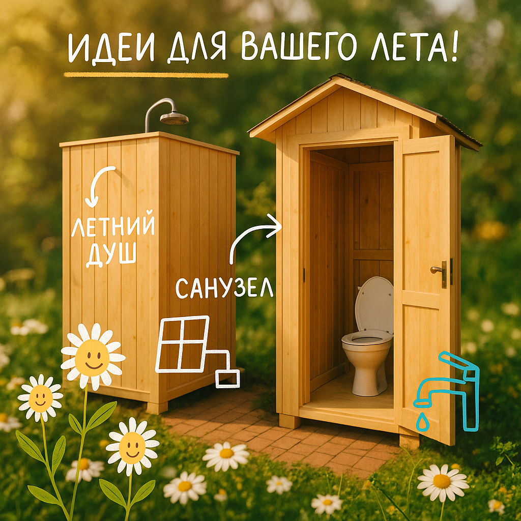    Летний душ и санузел на даче: как создать идеальный комфорт на природе с минимальными затратами