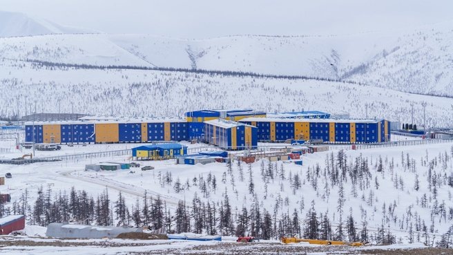 © Сайт Правительства РФ / government.ru (В Чукотском автономном округе стартовал этап активного строительства Баимского горно-обогатительного комбината, 2025 г.) 