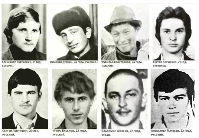 Предполагаемые участники восстания