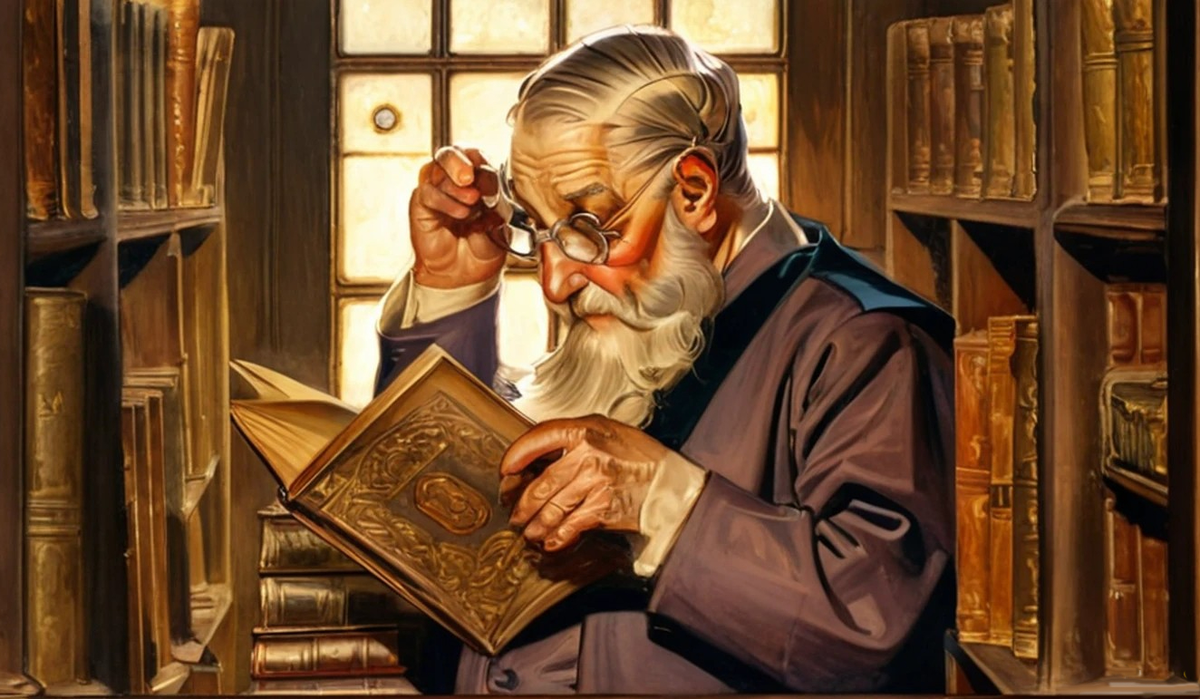 "Каталогизатор". Рисунок А. Асова.