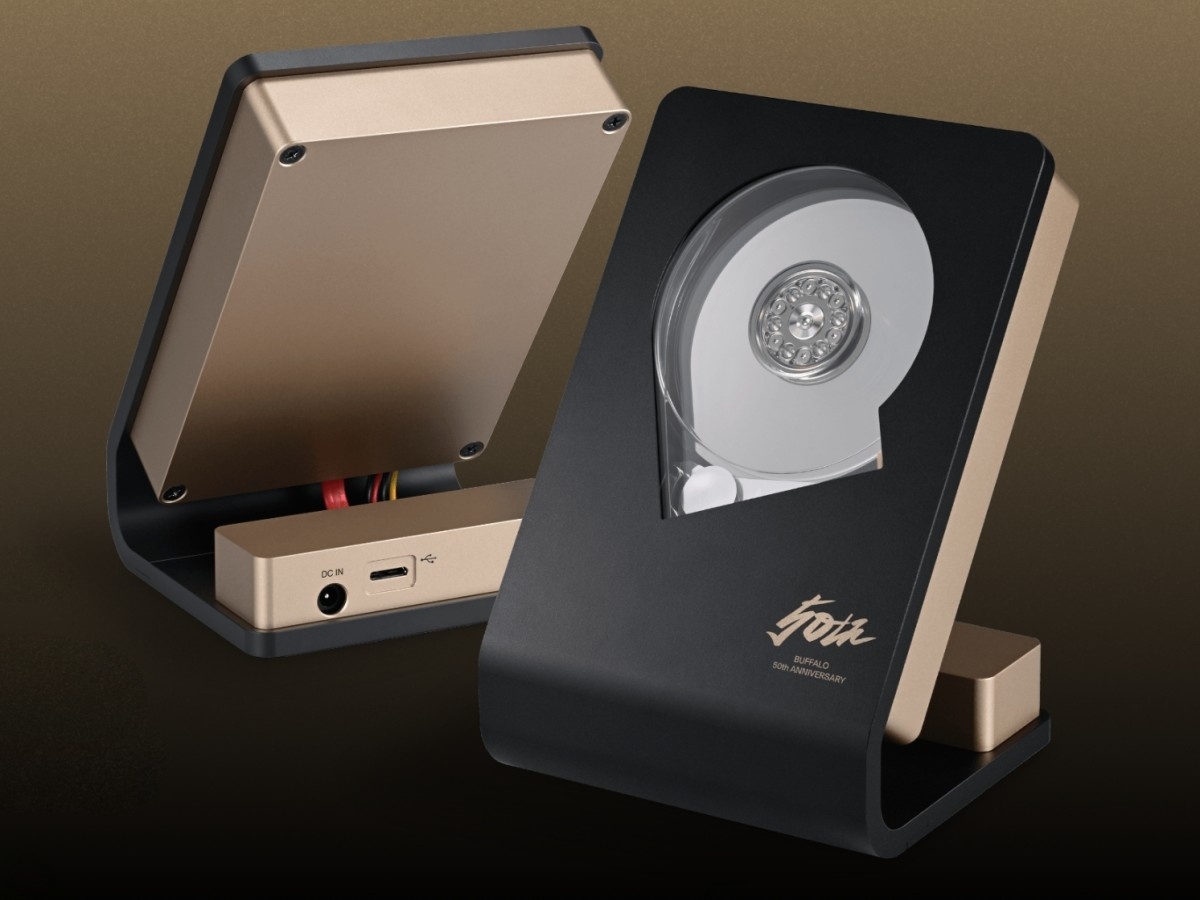    Buffalo выпустила прозрачный жёсткий диск для коллекционеров