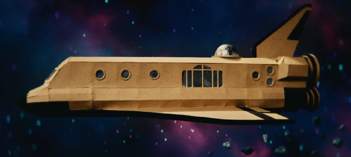 Удалось поймать кадр в титрах, в котором нет текста. Можно оценить качество декораций! 