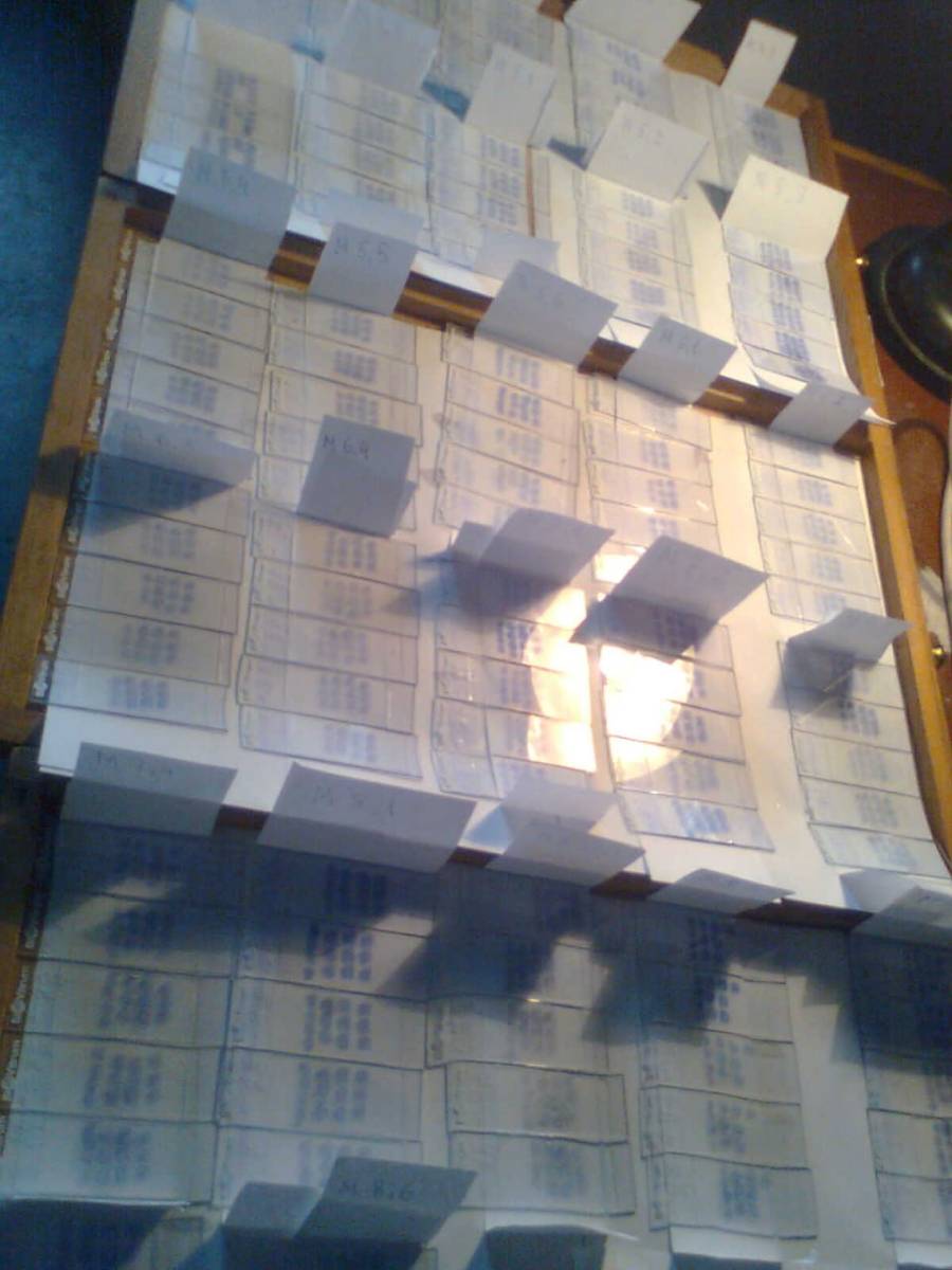 Окрашенные срезы методом Ниссля