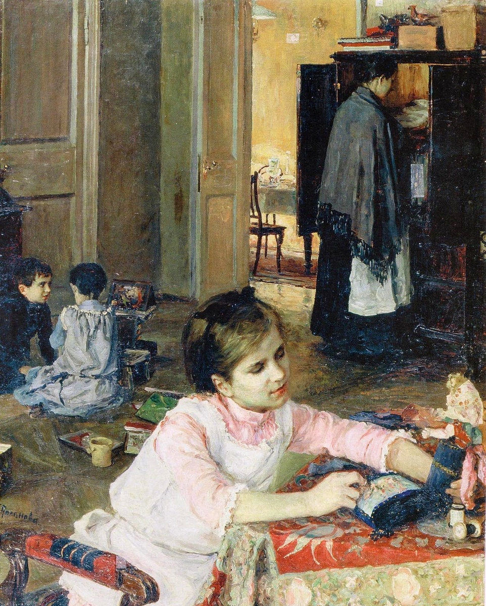 "В детской". 1889 год.