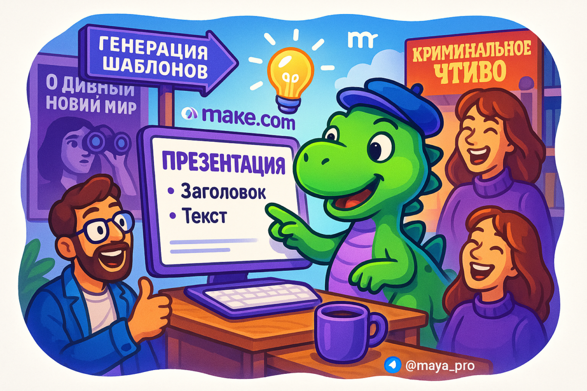    Генерация презентаций с кириллицей на автопилоте: сделайте это с Make.com! Артур Хорошев