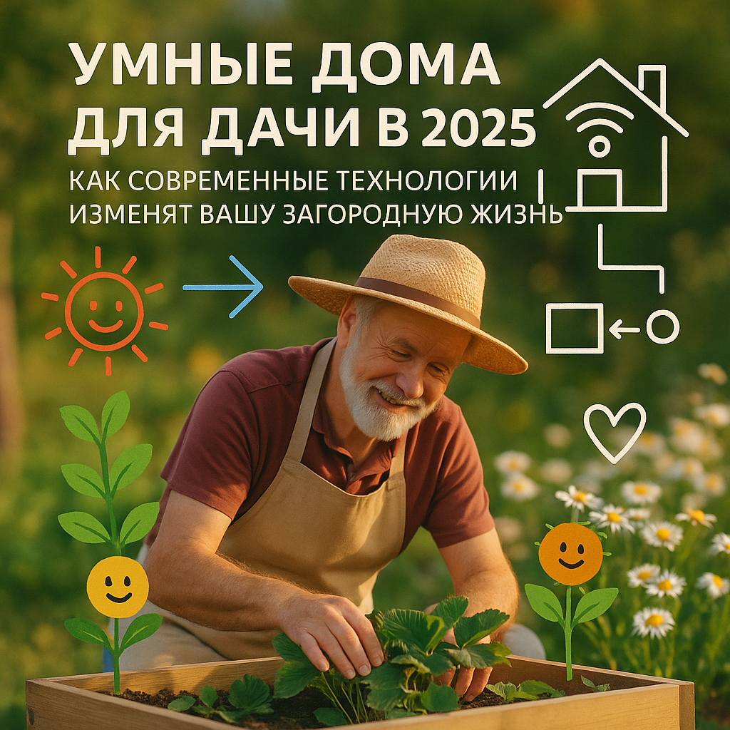    Умные дома для дачи в 2025: как современные технологии изменят вашу загородную жизнь