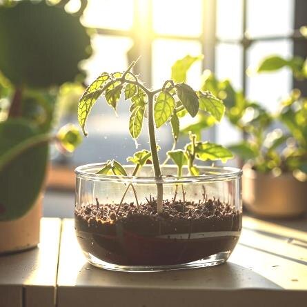 стебель будет  толстым 