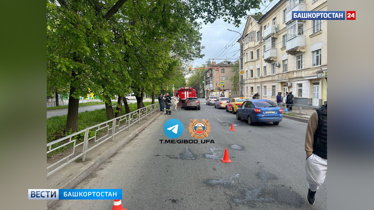    В Уфе пьяный водитель врезался в пожарную машину: пострадали двое детей