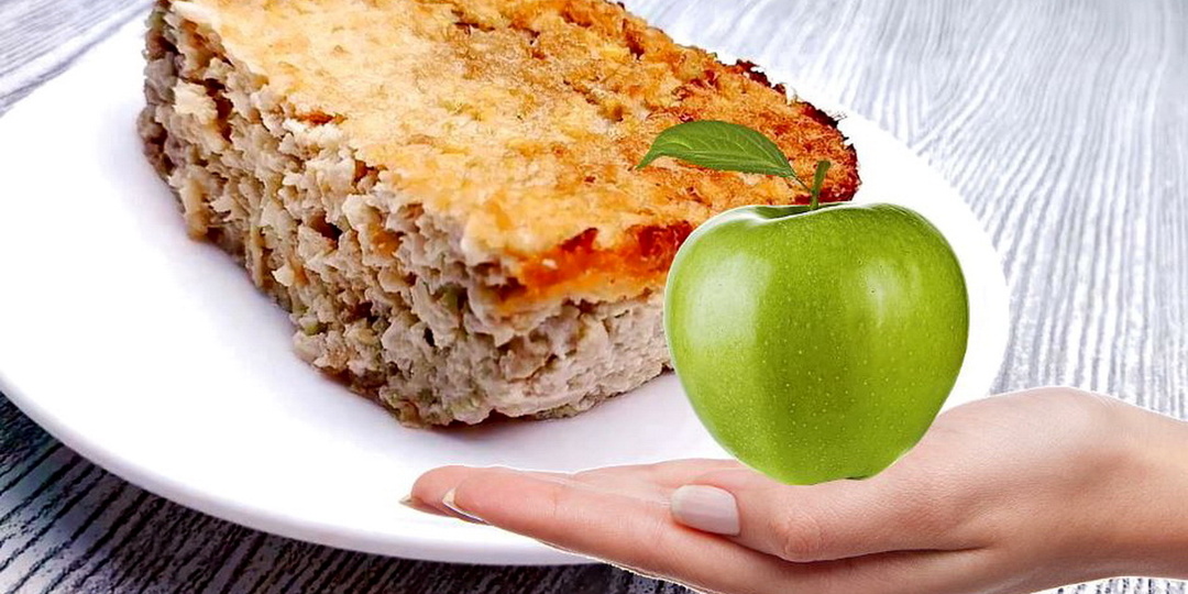 Может ли яблоко заменить муку и сахар?Сама не ожидала!!Десерт для худеющих/Без муки, сахара и масла/Всего 3 ингредиента