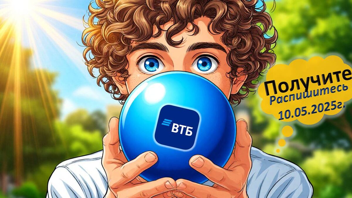 Имя счастливчика, которому 10 мая 2025 года достанется акция ВТБ, уже определено!