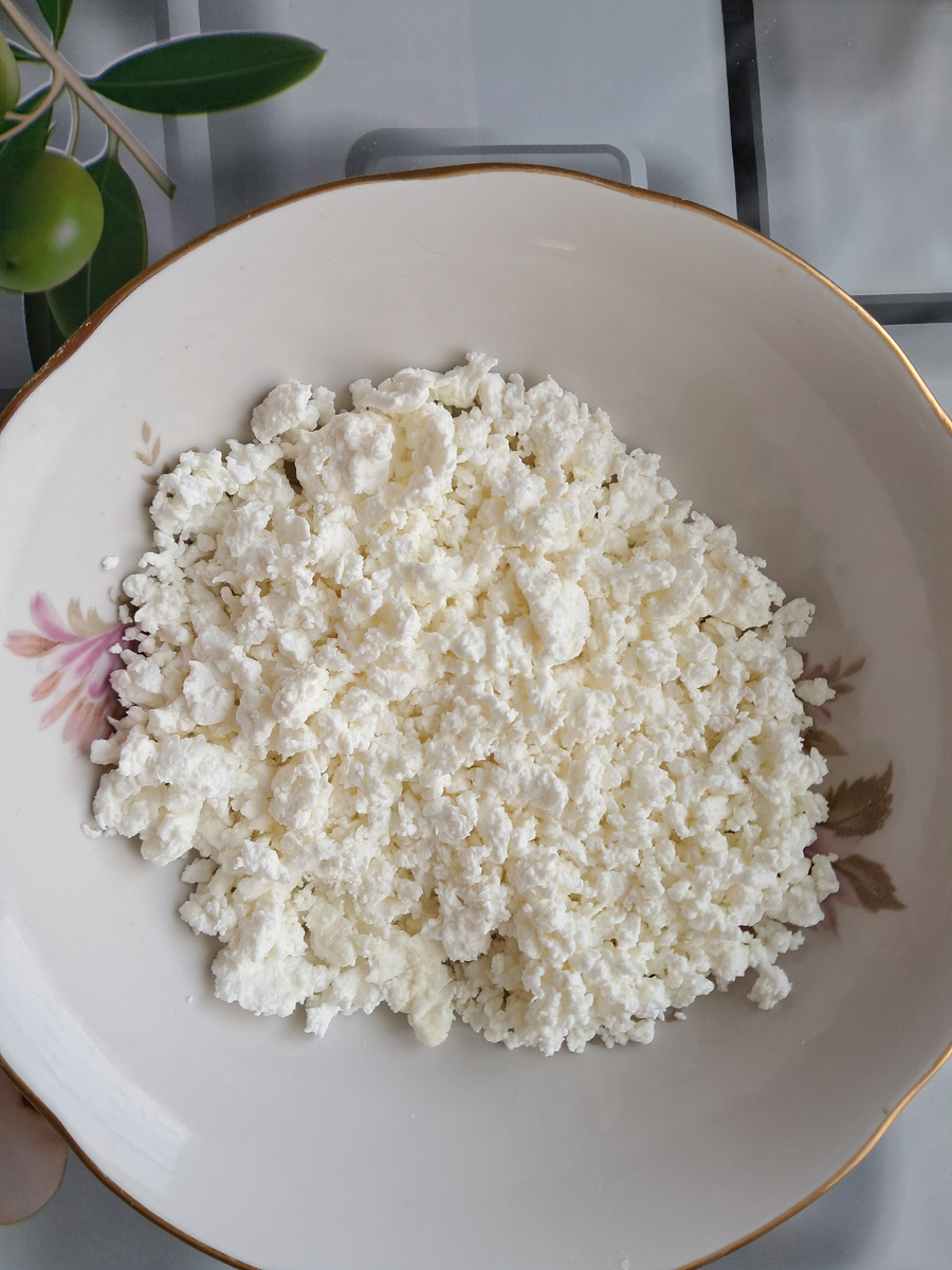 Творог любой жирности.