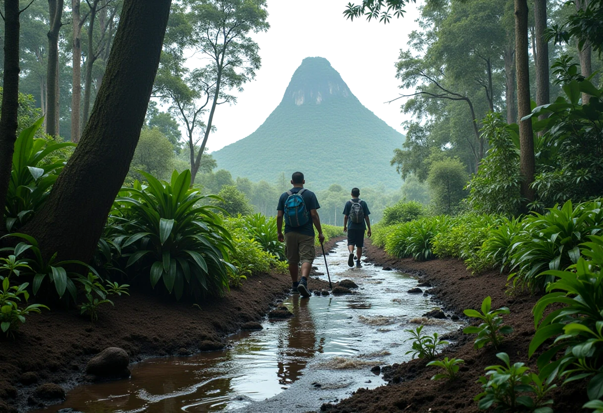 Обнаружили пирамидальную насыпь.