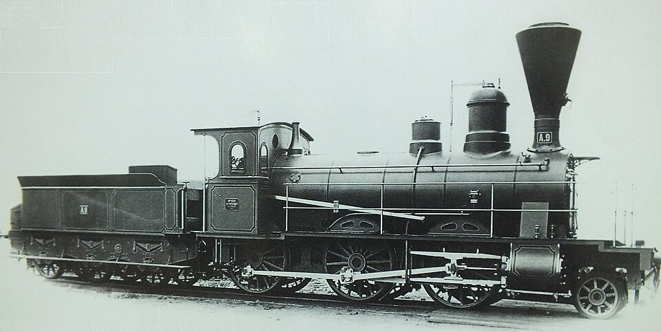 Паровоз типа "А" серии 1-3-0 на Уральской Горнозародской ЖД