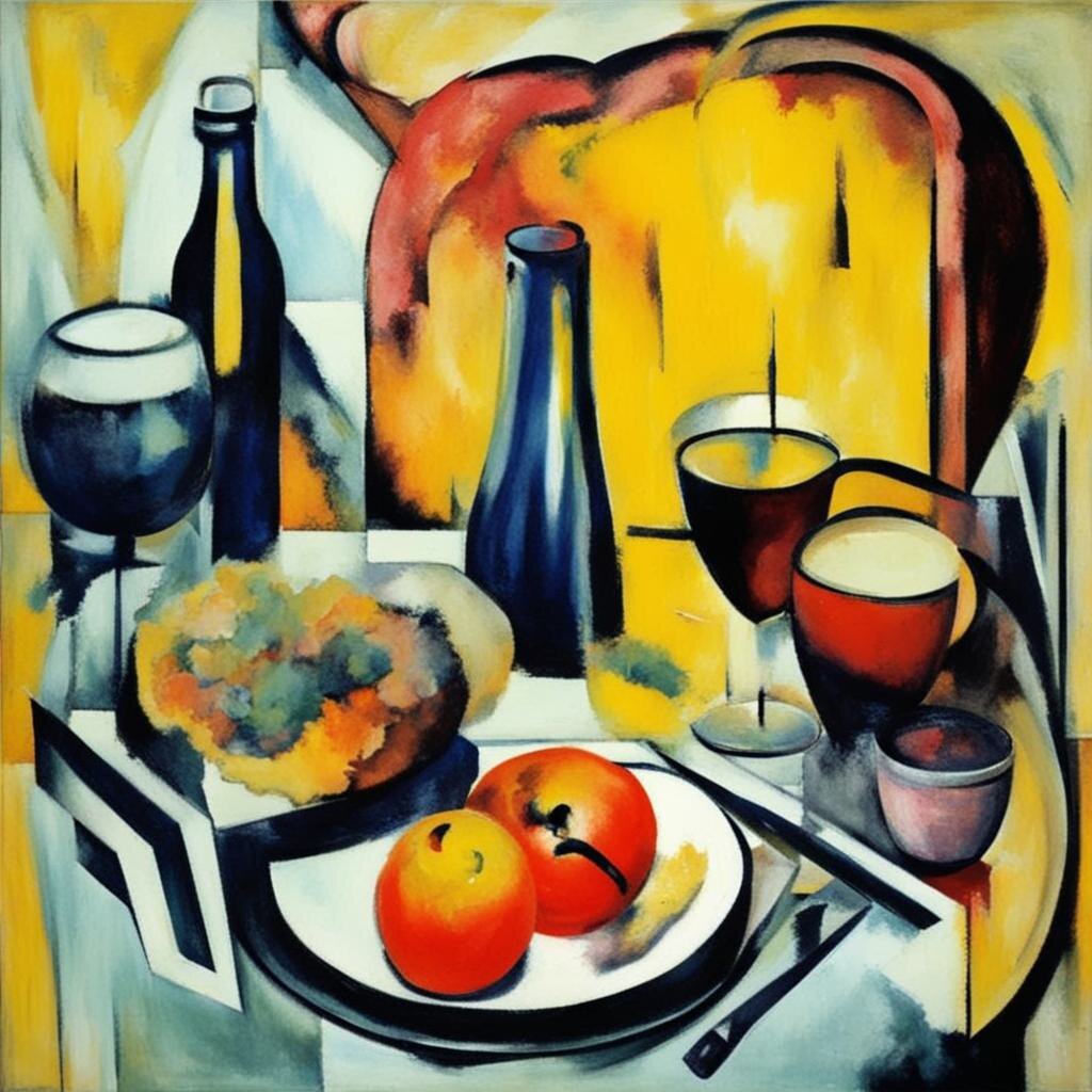 Художественные вариации автора блога и ИИ на тему поста