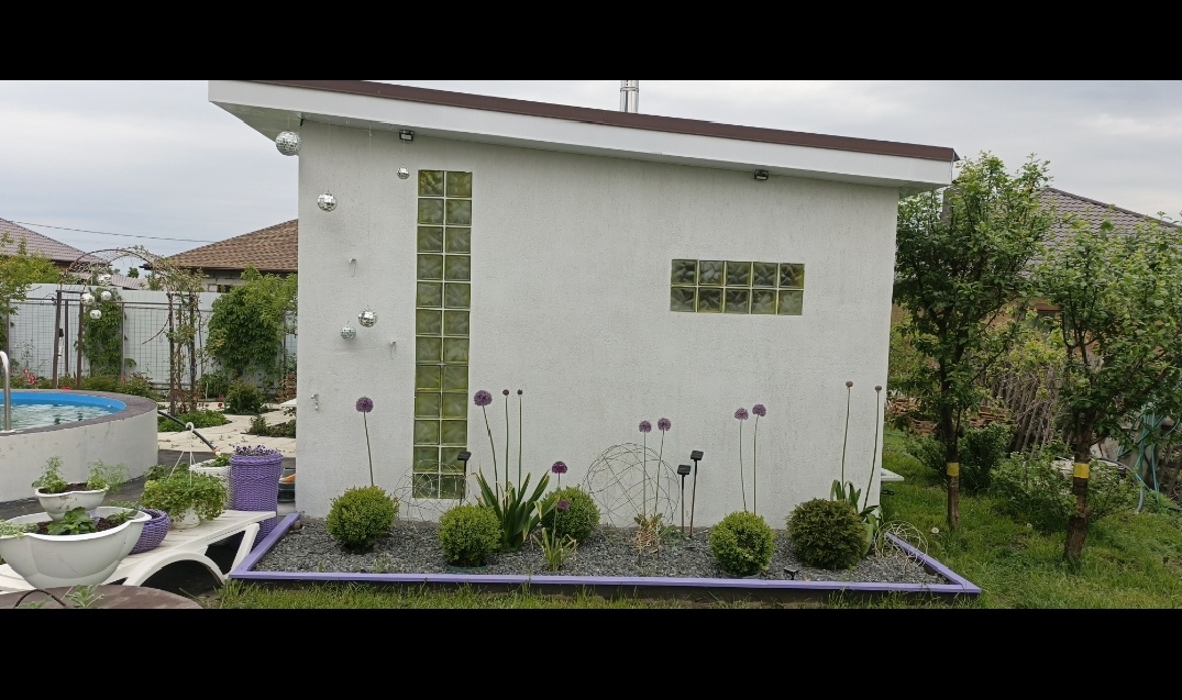 Еще пару фото оставлю с дорожками в "саду", прям видно как оживает природа. 25 апреля еще голенько, а вот 7 мая пионы приободрились, тюльпаны в хаотичном порядке радуют, на переднем фоне въётся девичий виноград и силачка глициния Блю Мун по имине Юлька. Этот виноград на большущей шпалере закрывает "грязный" двор, там дрова, топка для бани, компостник, ванны вообщем не гуд.