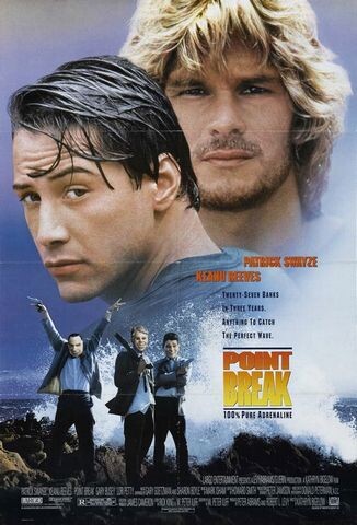 Постер фильма «На гребне волны» (Point Break, 1991)