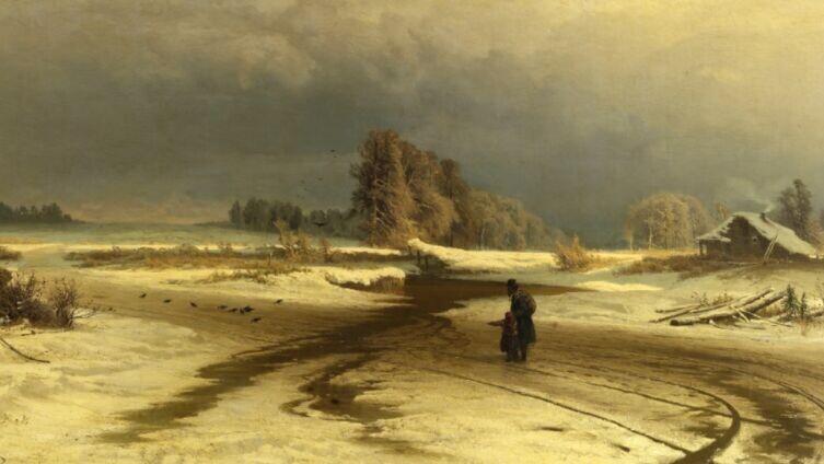     Фёдор Васильев «Оттепель», 1871 г., общественное достояние