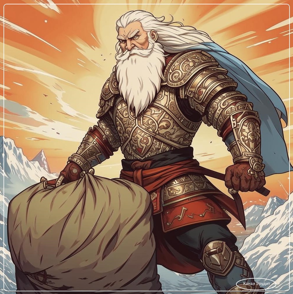 Русские Богатыри. Святогор и сумочка переметная.