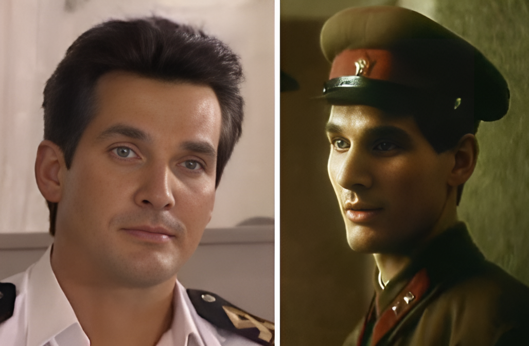 Олег Савкин в сериалах: «Личная жизнь официальных людей», 2003 г и «Война на западном направлении», 1990 г.