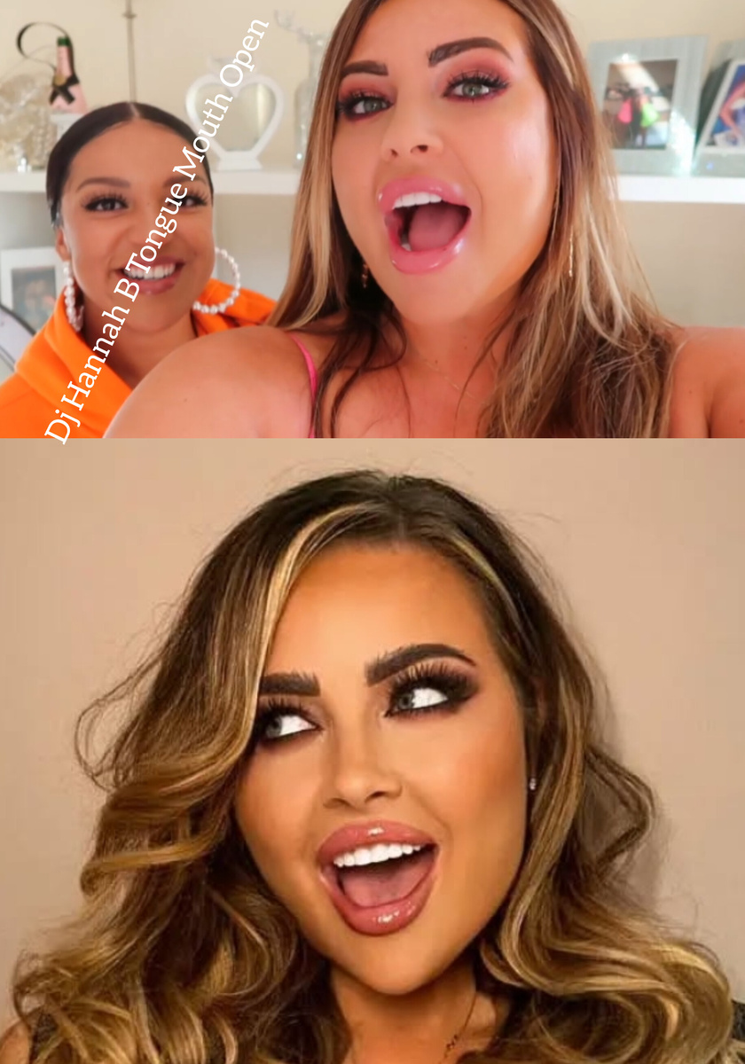 Dj Hannah B Tongue Mouth Open 