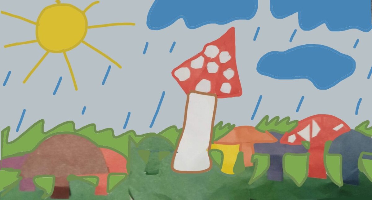 Моя аппликация с грибами