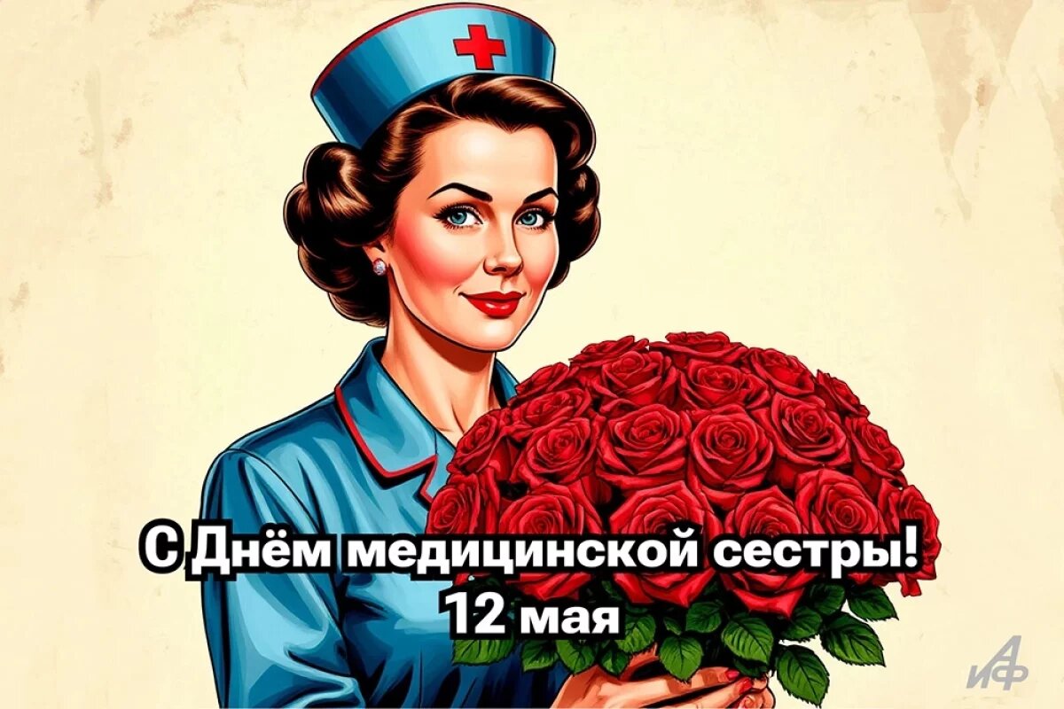    20+ открыток с Днем медсестры.