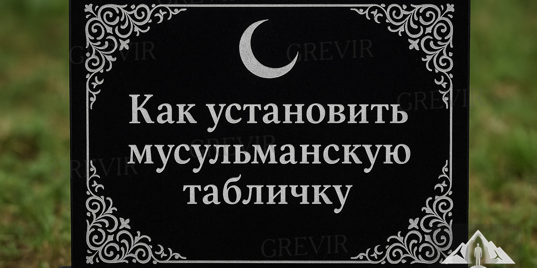 Как правильно установить мусульманскую табличку: коротко о главном