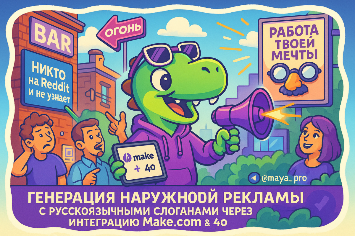    Автоматизация с Make.com и 4o: как создать слоганы быстрее, чем успеете сказать "реклама"? Артур Хорошев