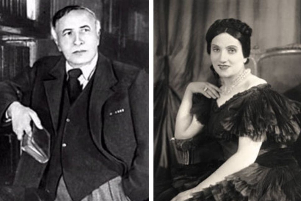    Александр Таиров и Алиса Коонен. Фото из архива библиотеки им. Шишкова