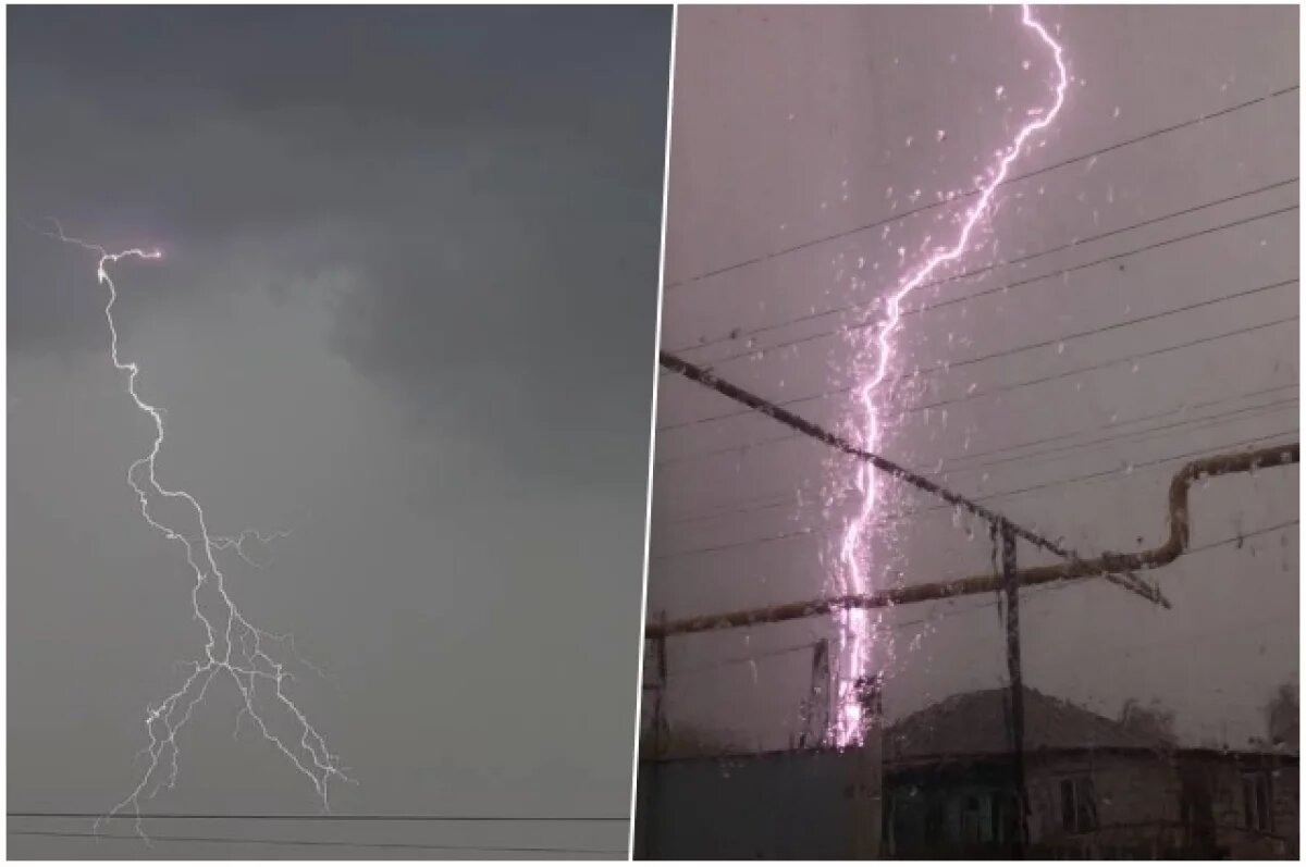    Первая молния в 2025-м: жители Новосибирска делятся эффектными кадрами