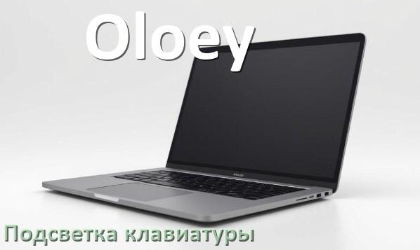 
Как на ноутбуке Oloey включить подсветку клавиатуры отключить или поменять цвет