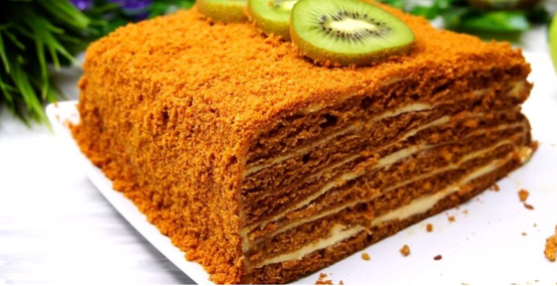 Торт "Медовик" необычным способом за 30 минут без раскатки коржей. Рецепт проверенный годами, готовлю на каждый день и на праздничный стол