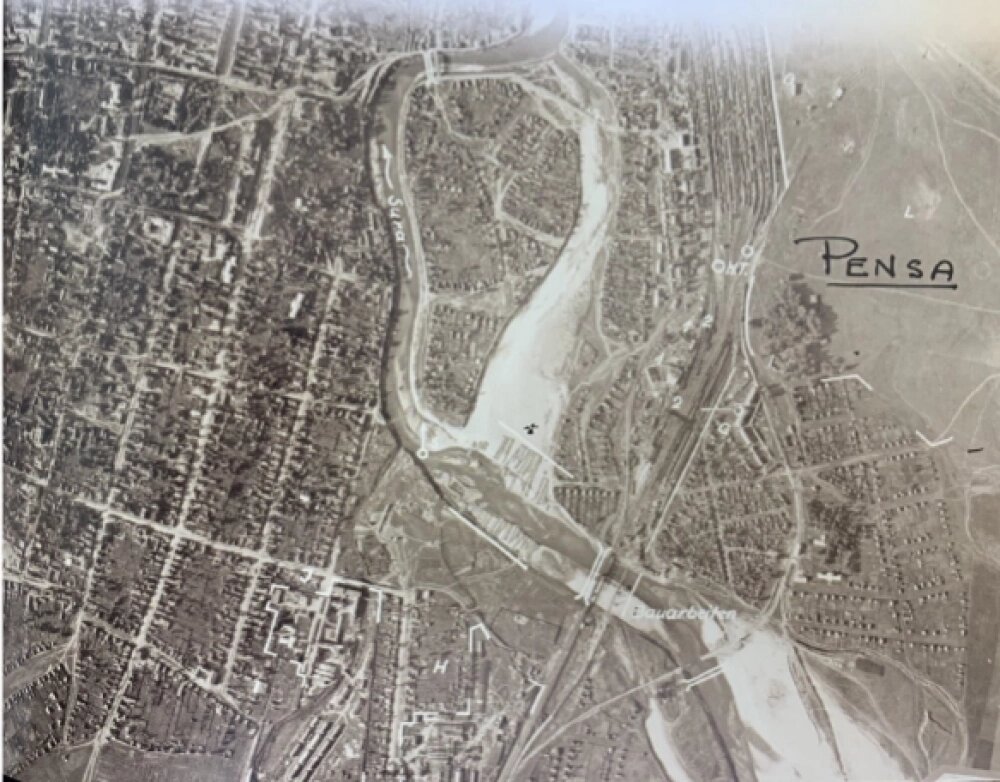    Аэрофотосъёмка Пензы немцами. Фото: пресс-служба УФСБ России по Пензенской области