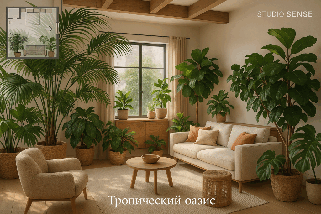    Растения для создания тропического интерьера Keri