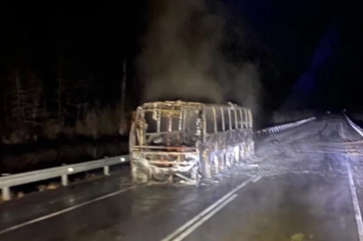    Раскрыты детали ДТП в Хабаровском крае, где сгорел автобус с пассажирами