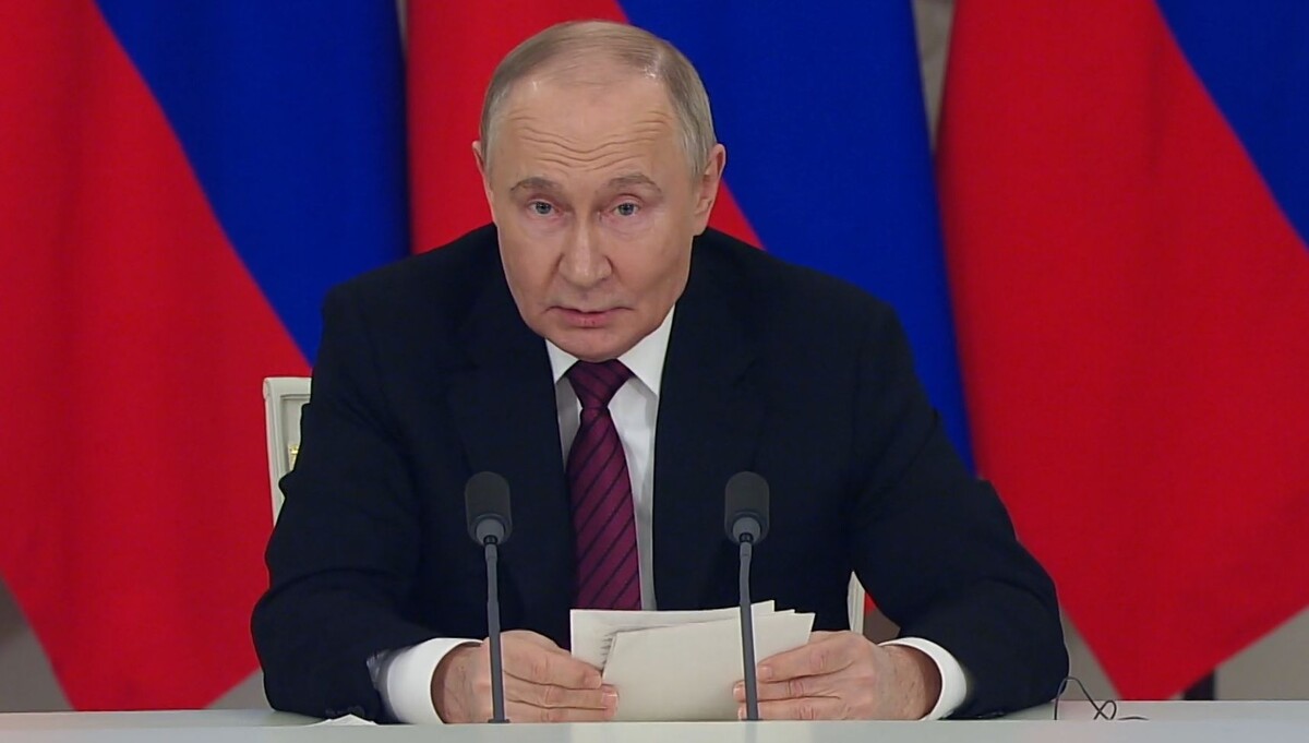 Владимир Путин собрал журналистов на ночное выступление. Фото: www.kremlin.ru