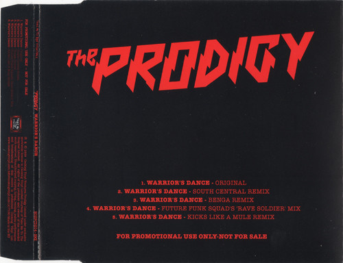 Альтернативная обложка промо-сингла "Warriors Dance" со всеми ремиксами. 