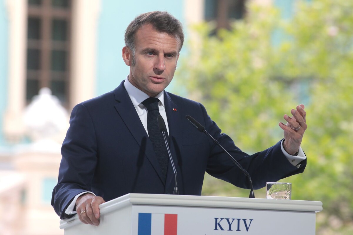    Эммануэль Макрон / Источник: © Global Look Press/Hennadii Minchenko/Keystone Press Agency