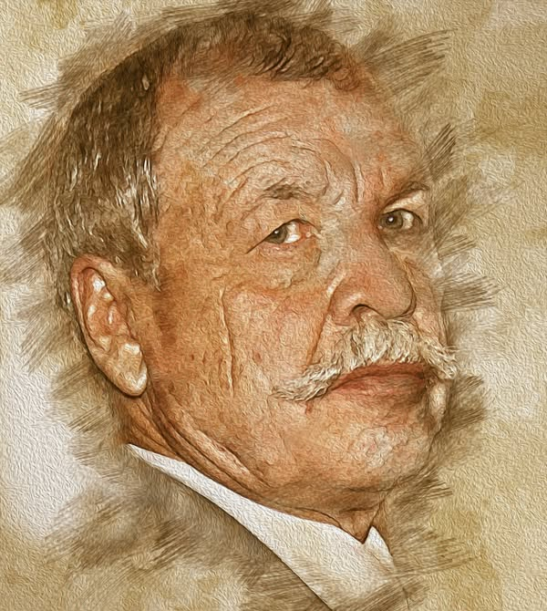 А это автопортрет, который я сделал в прошлом году