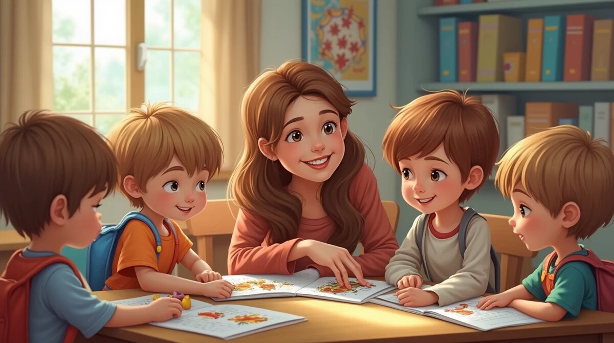    Дети с удовольствием изучают сказки в школе askmy.ru