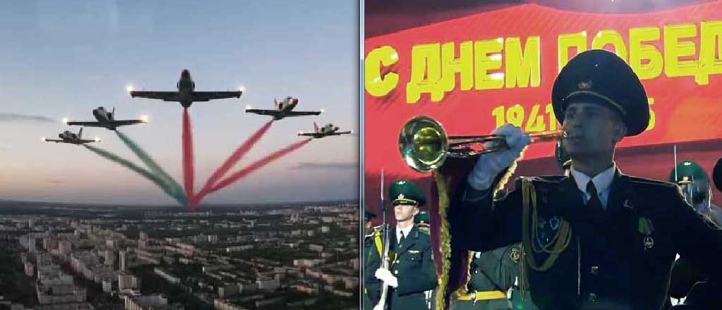 Кадры парада